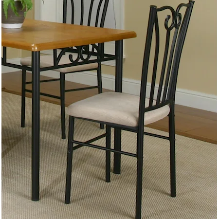 Dining Room Side Chair w/ Upholstered Seat